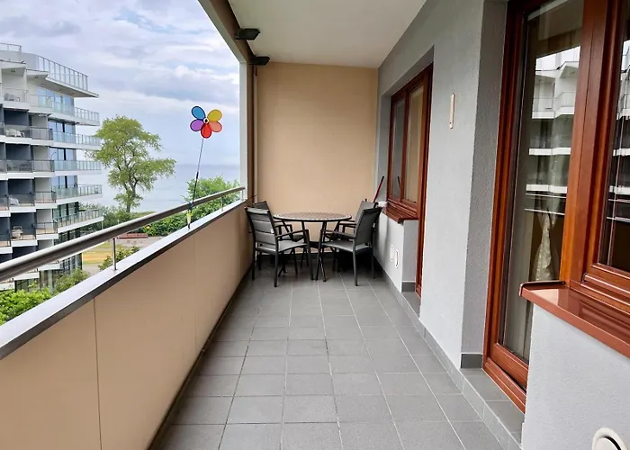 아파트 Arka - Luksusowy Apartament , Z Widokiem Na Morze 코워브제크